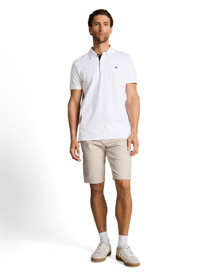 traveler slim chino shorts, beige zig zag structure 40061 Bild 5
