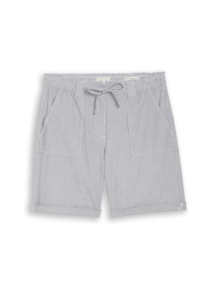 TTChino Bermuda striped, delicate navy white stripe 35456 Bild 1