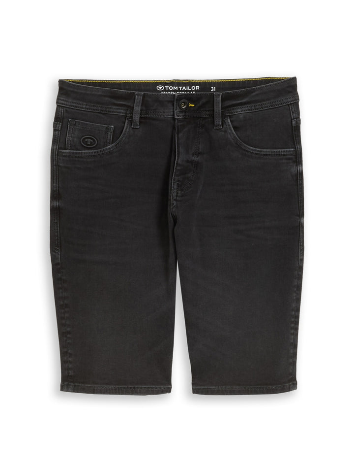 TTJOSH REGULAR SHORTS, dark stone black denim 10264 Bild 1