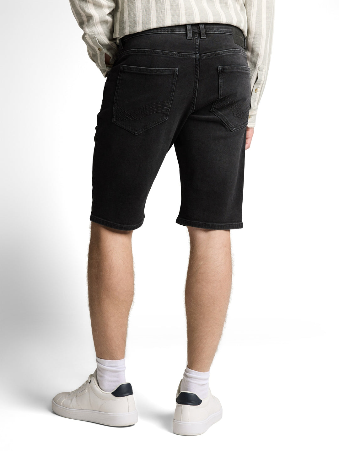 TTJOSH REGULAR SHORTS, dark stone black denim 10264 Bild 4