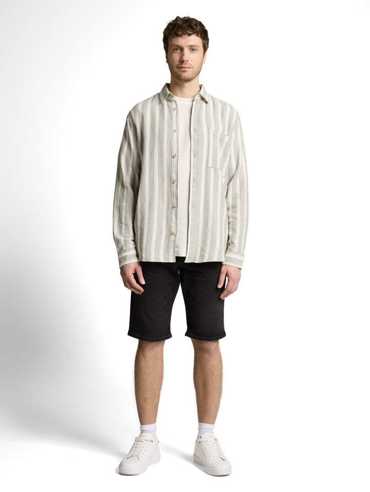 TTJOSH REGULAR SHORTS, dark stone black denim 10264 Bild 5