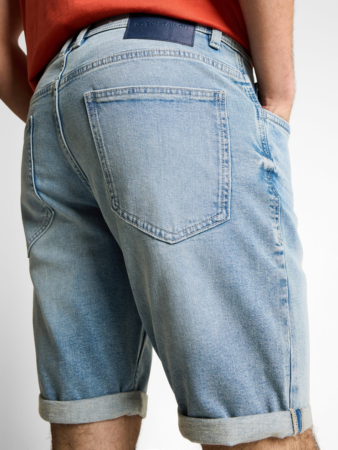 TTJOSH REGULAR SHORTS, Light Stone Blue Denim 10142 Bild 6