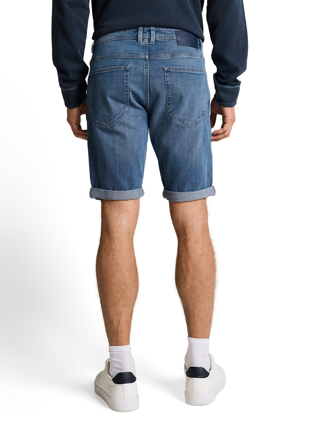 TTJOSH REGULAR SHORTS, mid stone bright blue denim 10152 Bild 4