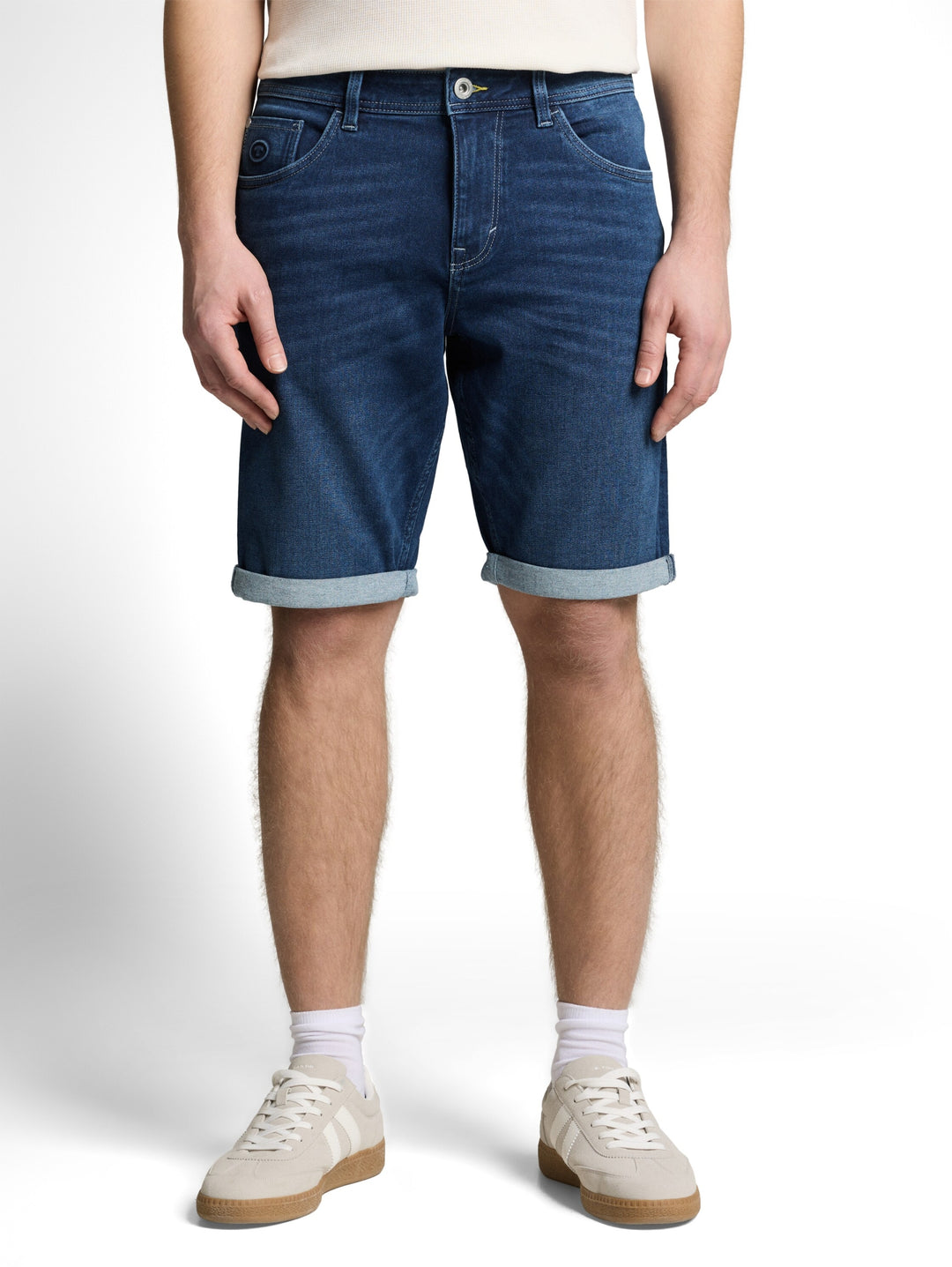 TTJOSH REGULAR SHORTS, Used Mid Stone Blue Denim 10119 Bild 2