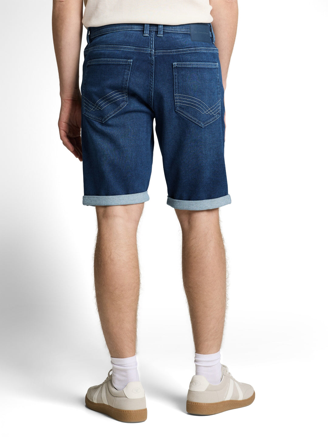TTJOSH REGULAR SHORTS, Used Mid Stone Blue Denim 10119 Bild 4