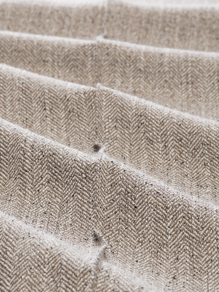 TTLea wide leg structured, gravel beige herringbone 40861 Bild 3