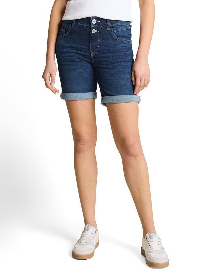 TTLENE BERMUDA, Used Dark Stone Blue Denim 10120 Bild 2