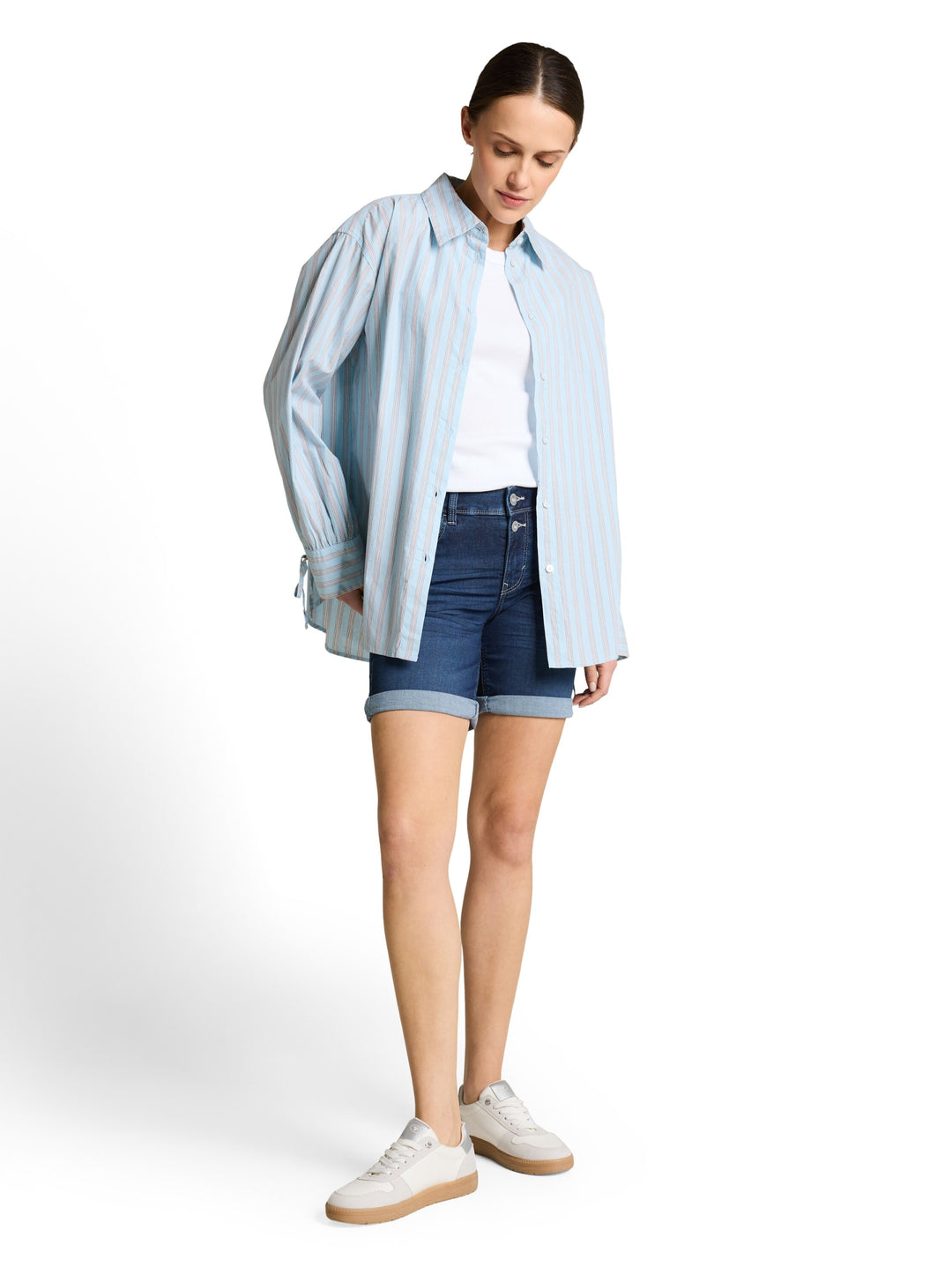 TTLENE BERMUDA, Used Dark Stone Blue Denim 10120 Bild 5