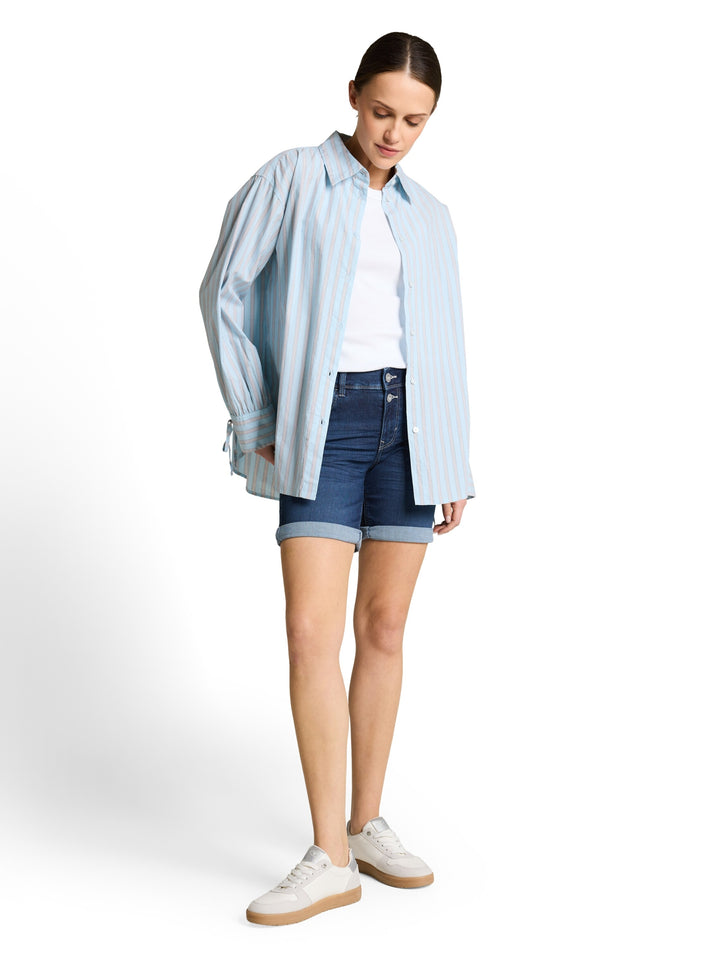 TTLENE BERMUDA, Used Dark Stone Blue Denim 10120 Bild 5