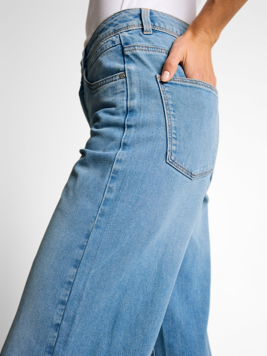 TTNELMA CULOTTE, Clean Light Stone Blue Denim 10112 Bild 6