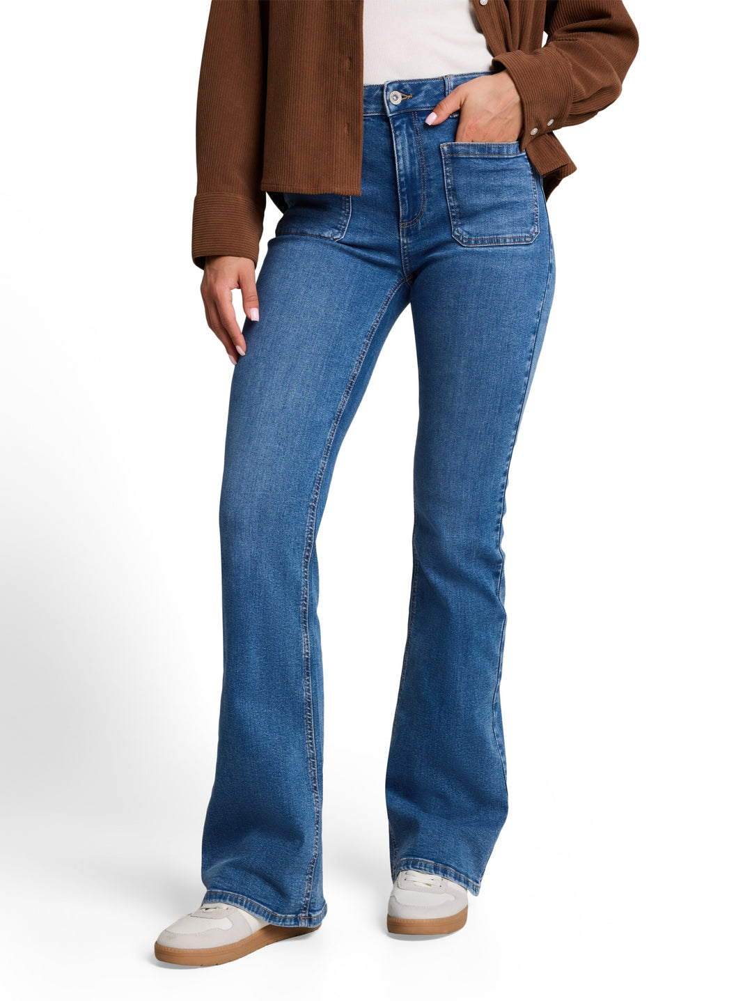 TTSTELLA BOOTCUT, Clean Mid Stone Blue Denim 10113 Bild 2