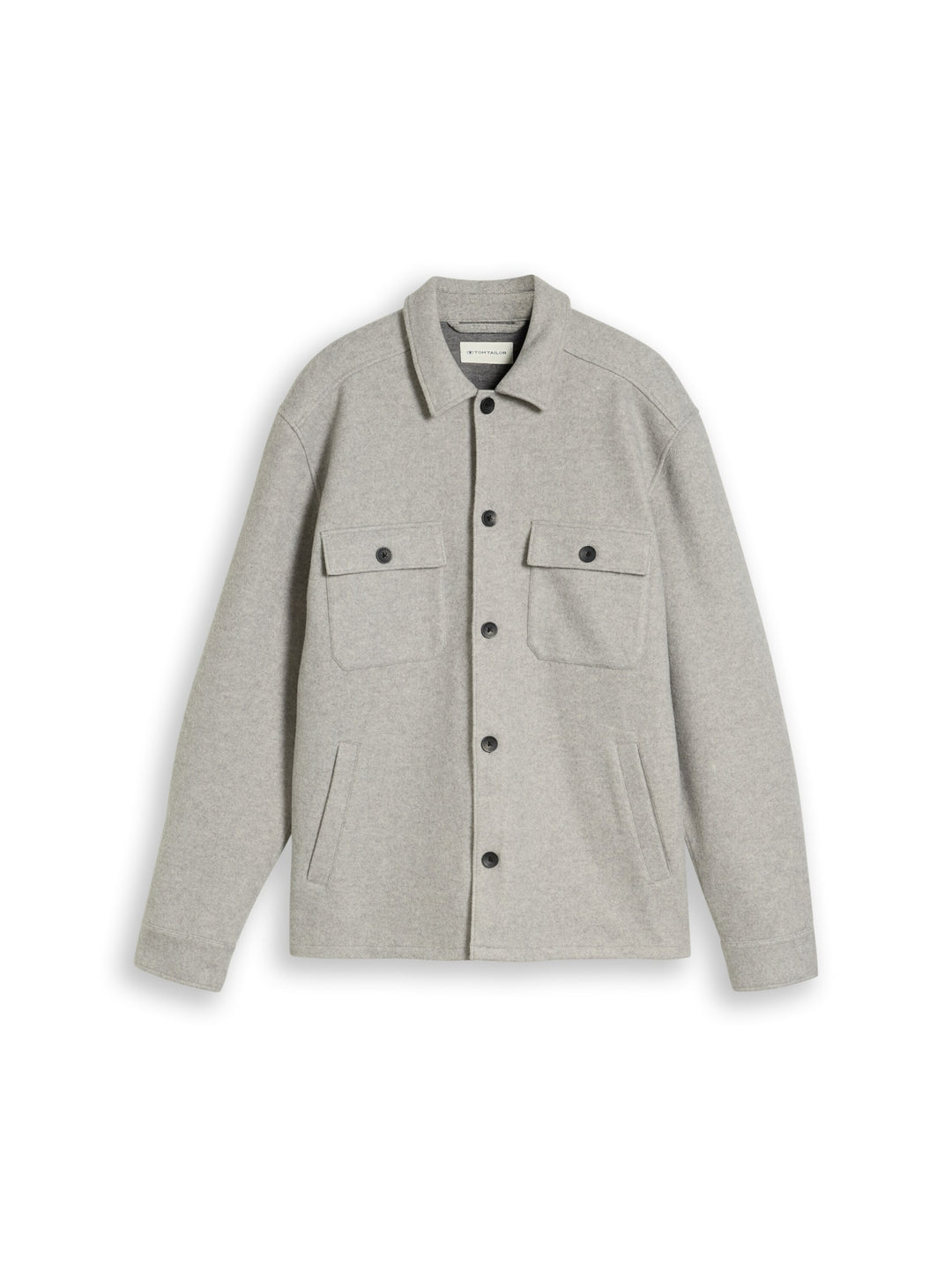 woolish overshirt, Knit Grey Melange 10784 Bild 1