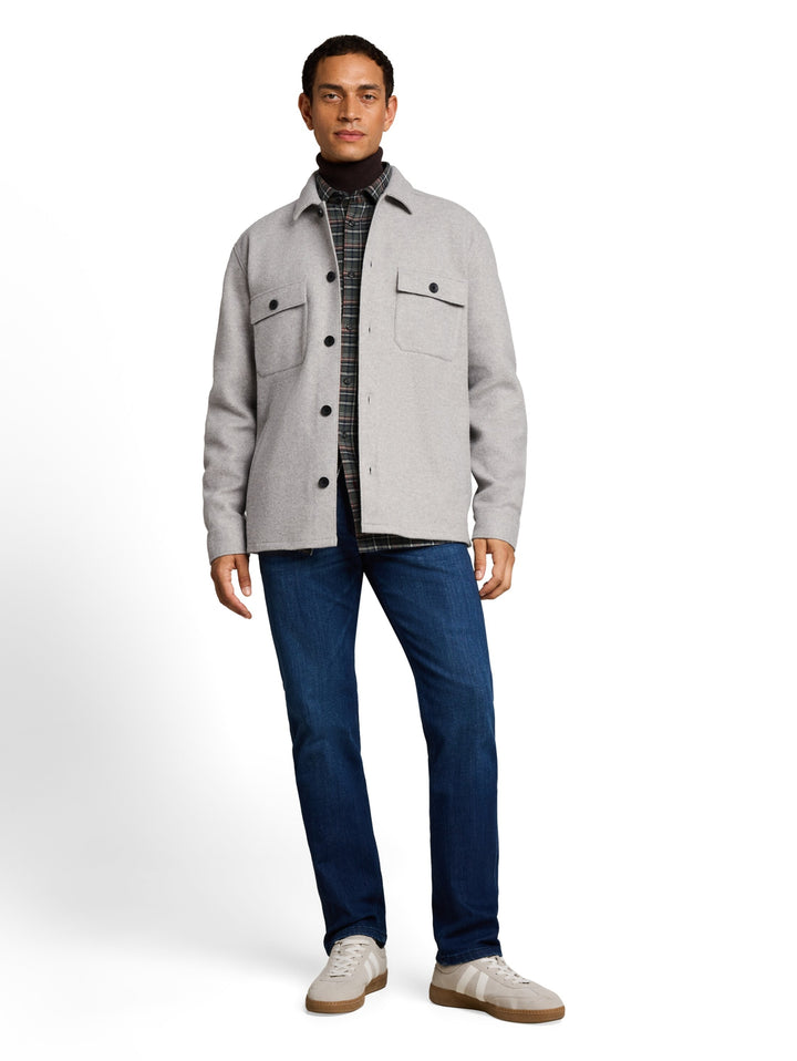 woolish overshirt, Knit Grey Melange 10784 Bild 3