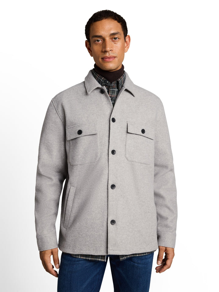woolish overshirt, Knit Grey Melange 10784 Bild 6
