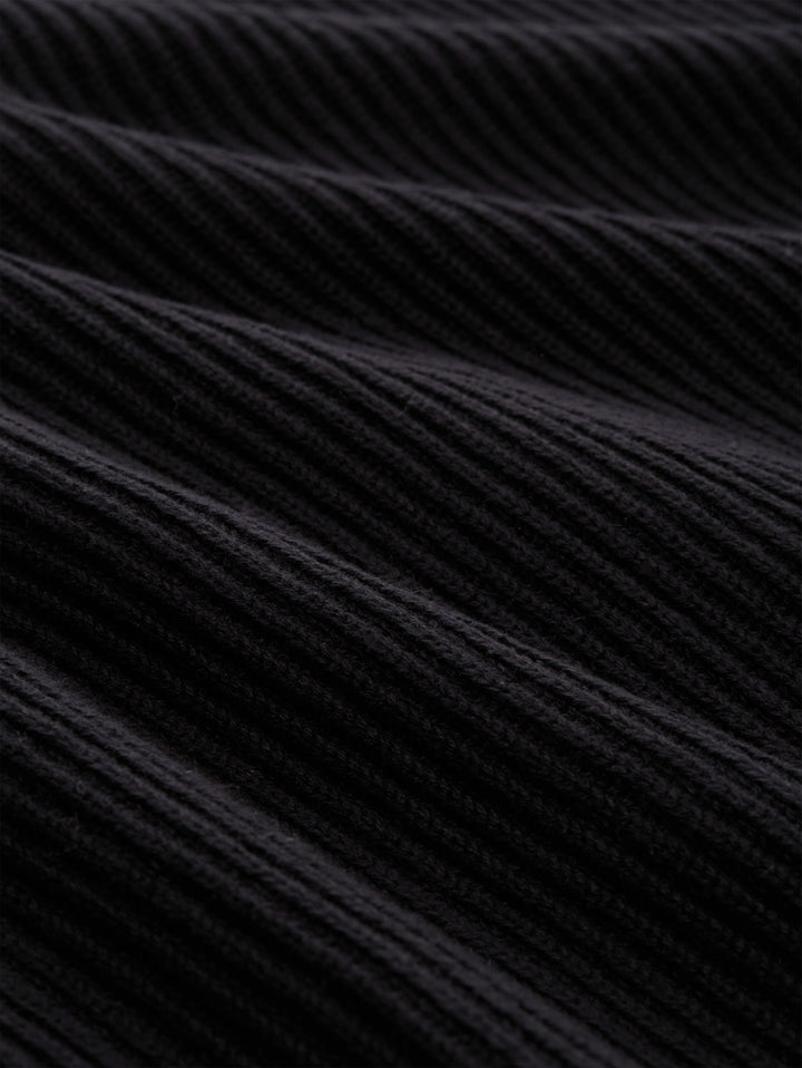 zip jacket knit with fabric mi, Black 29999 Bild 7