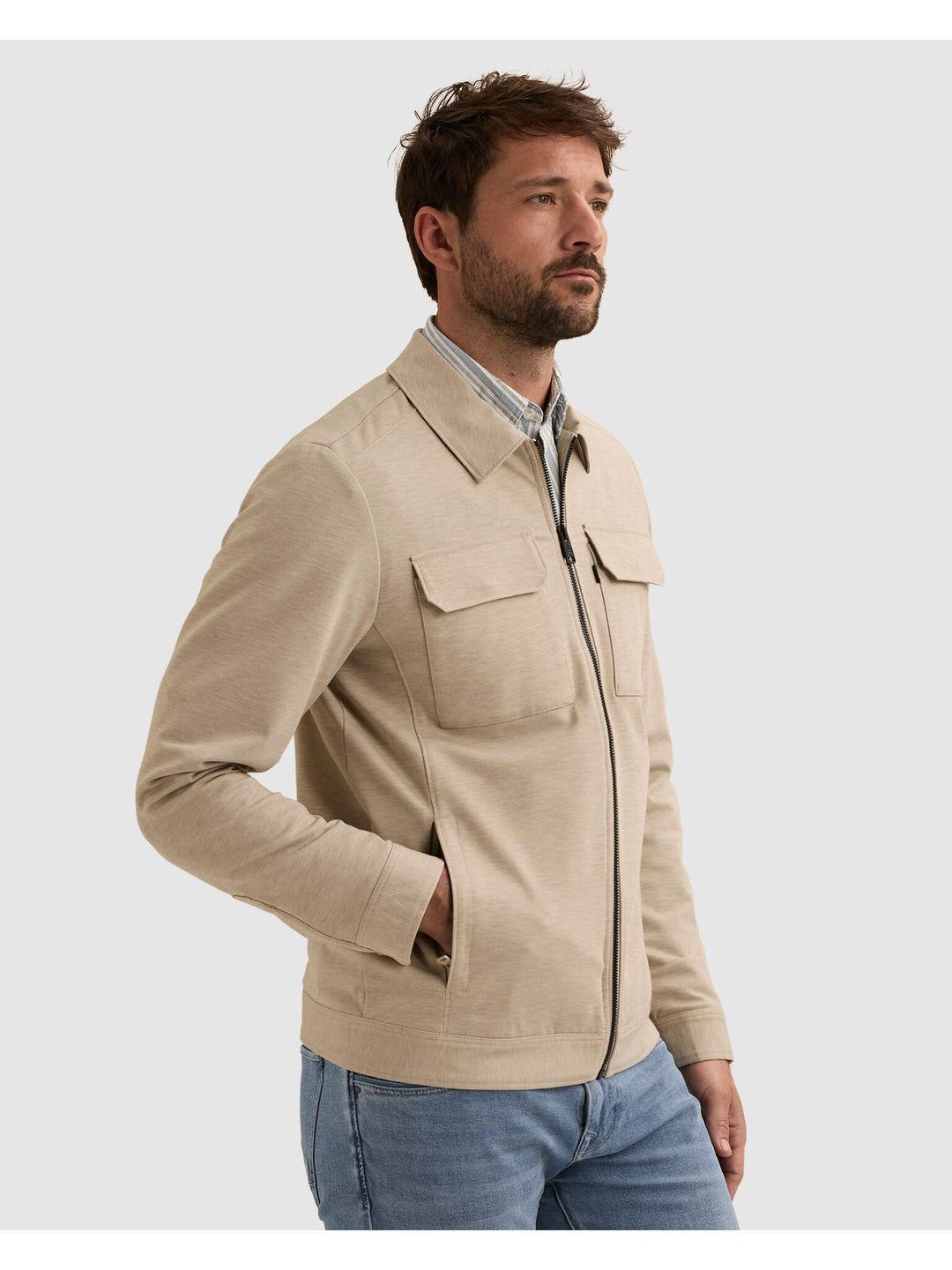Blazer Jacket Harrington Cool Tech, Silver Lining 7074 Bild 6