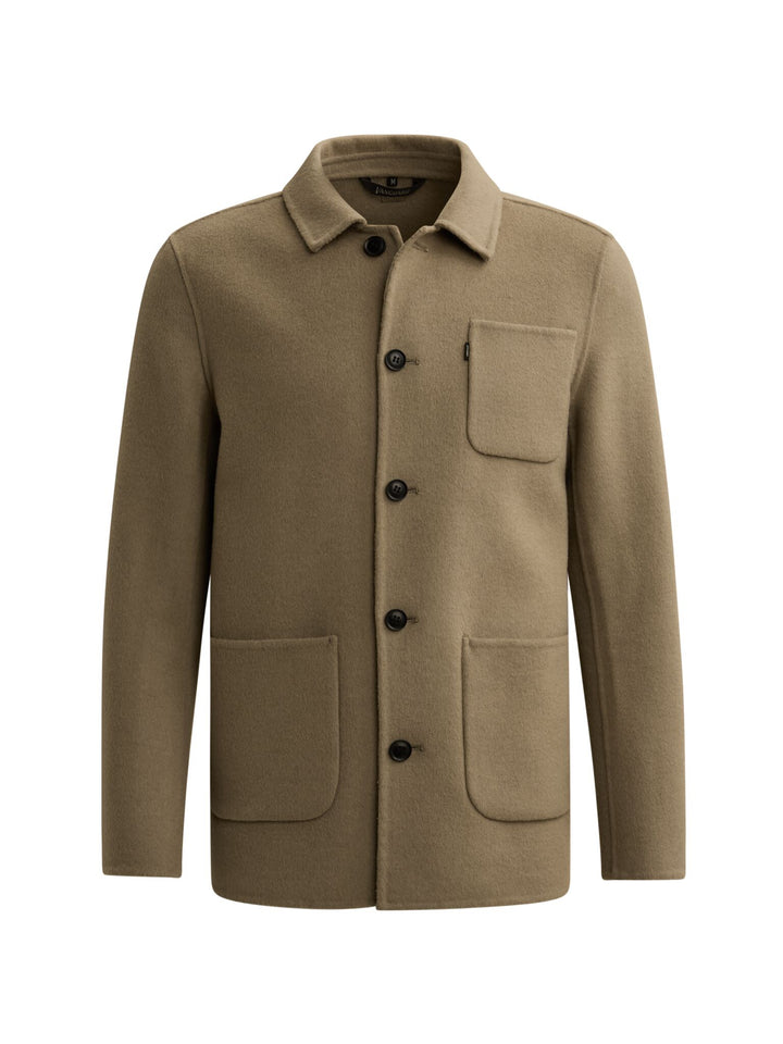 Blazer Jacket Wool Blend Shacket, Greige 7147 Bild 1