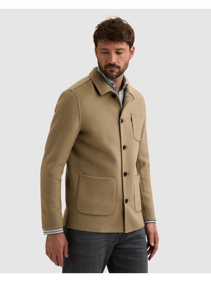 Blazer Jacket Wool Blend Shacket, Greige 7147 Bild 6