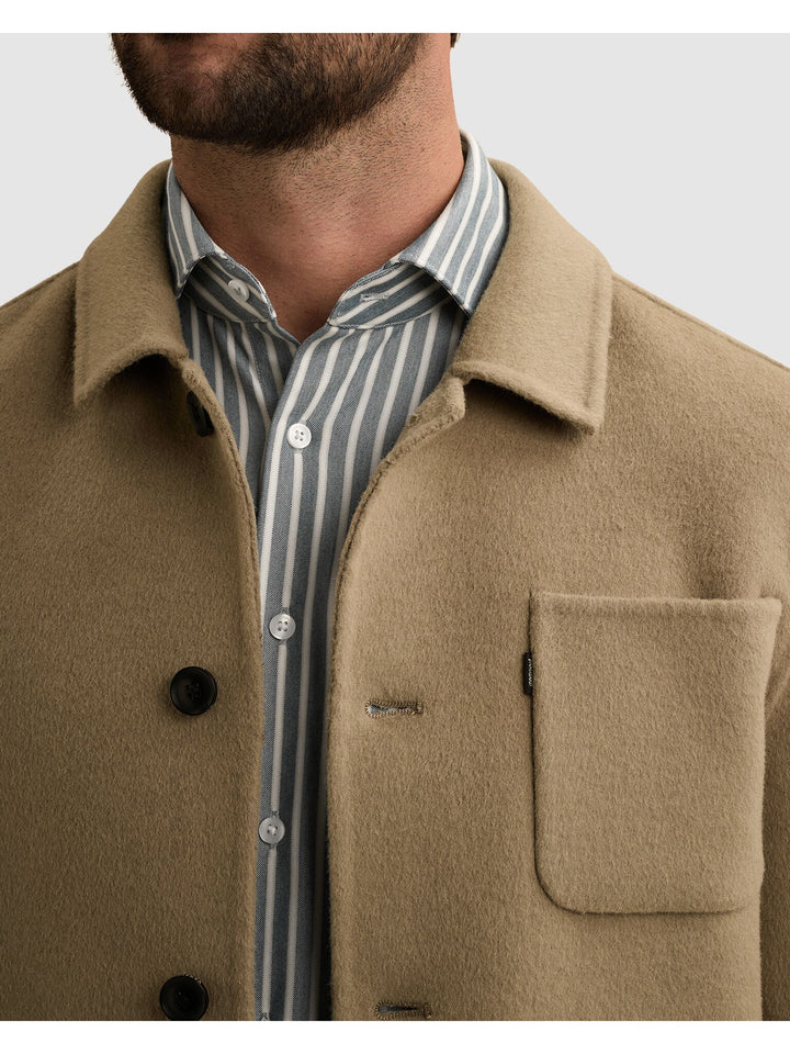 Blazer Jacket Wool Blend Shacket, Greige 7147 Bild 7