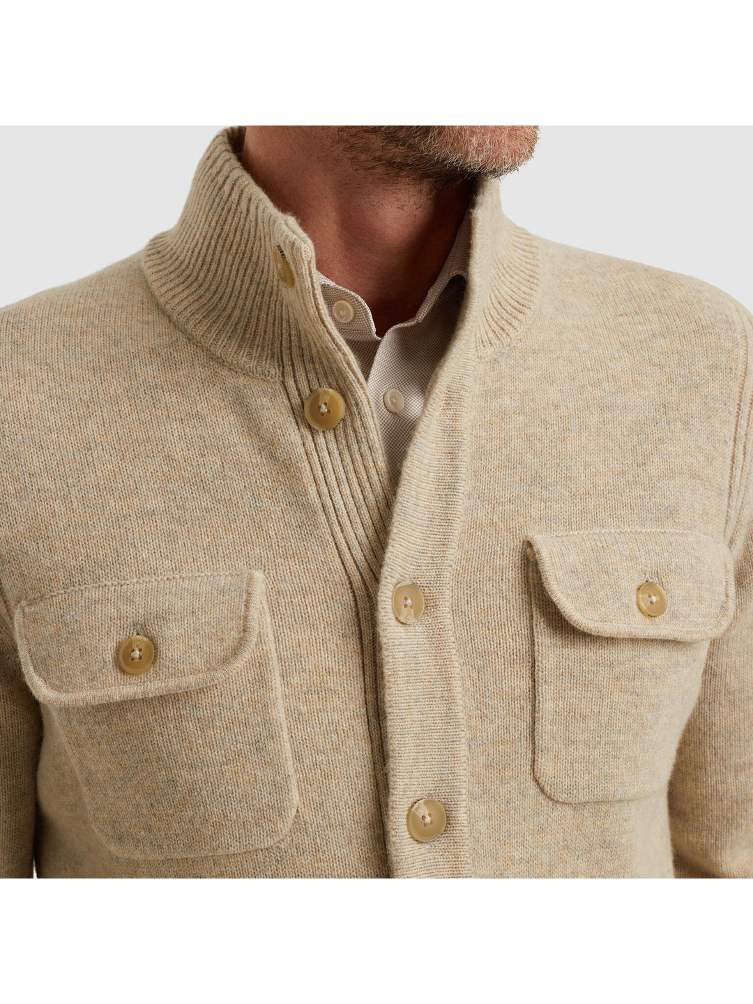 Button jacket woolButton jacket wool, White Pepper 7144 Bild 6