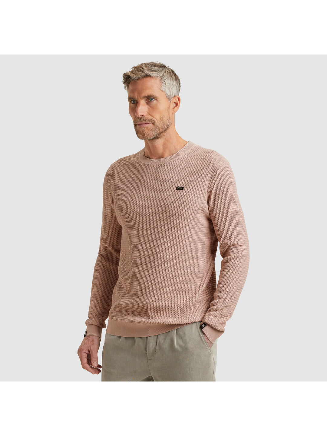 Crewneck cotton modal, Adobe Rose 4078 Bild 3