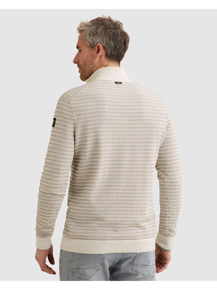 Half zip collar cotton modal, Cloud Dancer 7004 Bild 11