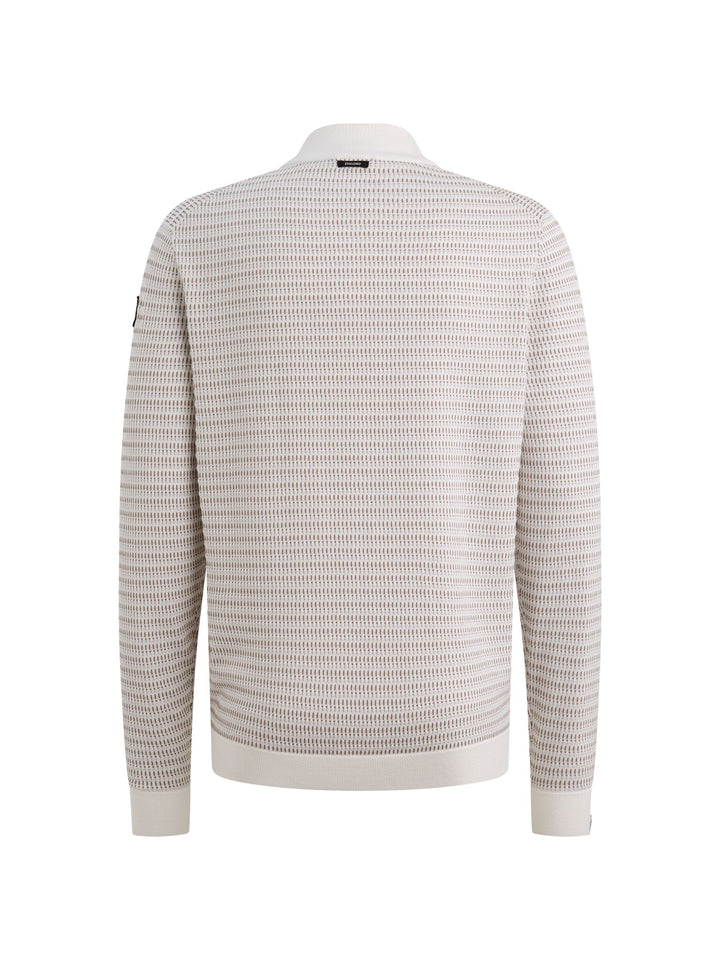 Half zip collar cotton modal, Cloud Dancer 7004 Bild 9