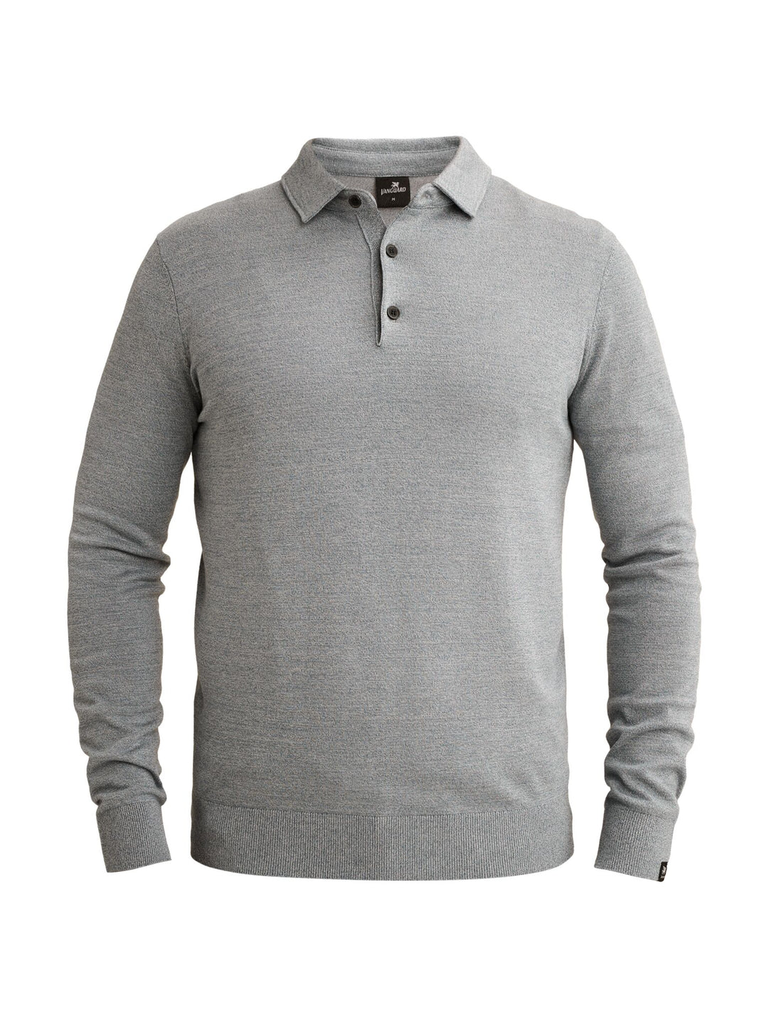 Long sleeve polo cotton modal moul, China Blue 5356 Bild 1