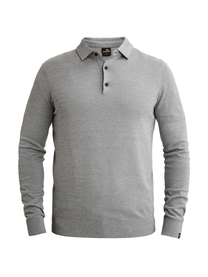 Long sleeve polo cotton modal moul, China Blue 5356 Bild 1