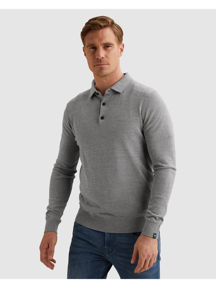 Long sleeve polo cotton modal moul, China Blue 5356 Bild 3