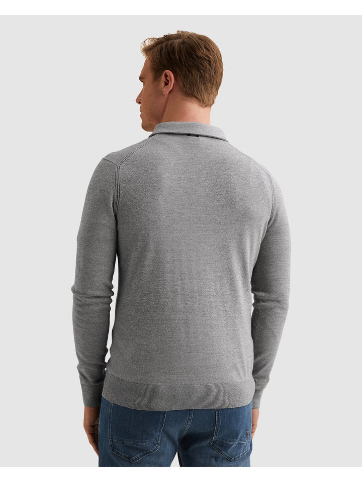Long sleeve polo cotton modal moul, China Blue 5356 Bild 4