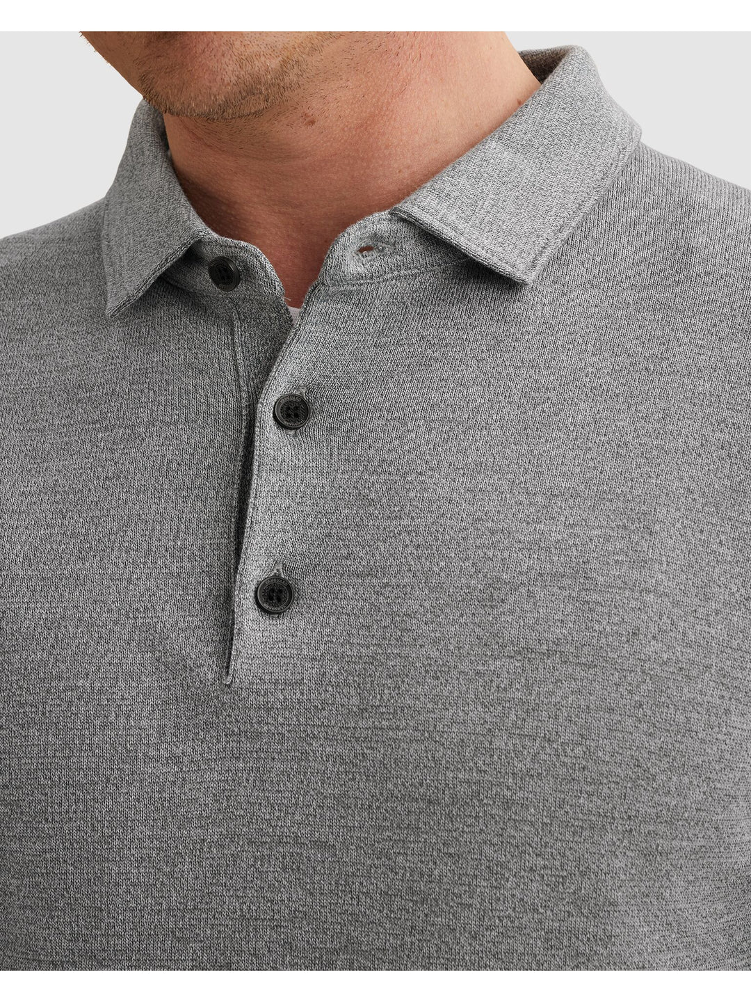 Long sleeve polo cotton modal moul, China Blue 5356 Bild 7