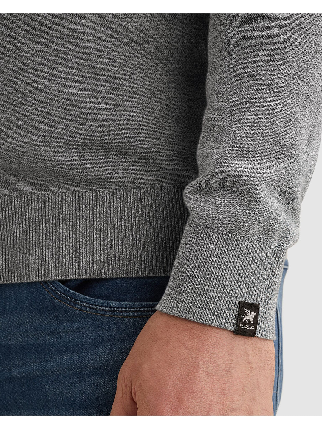 Long sleeve polo cotton modal moul, China Blue 5356 Bild 8