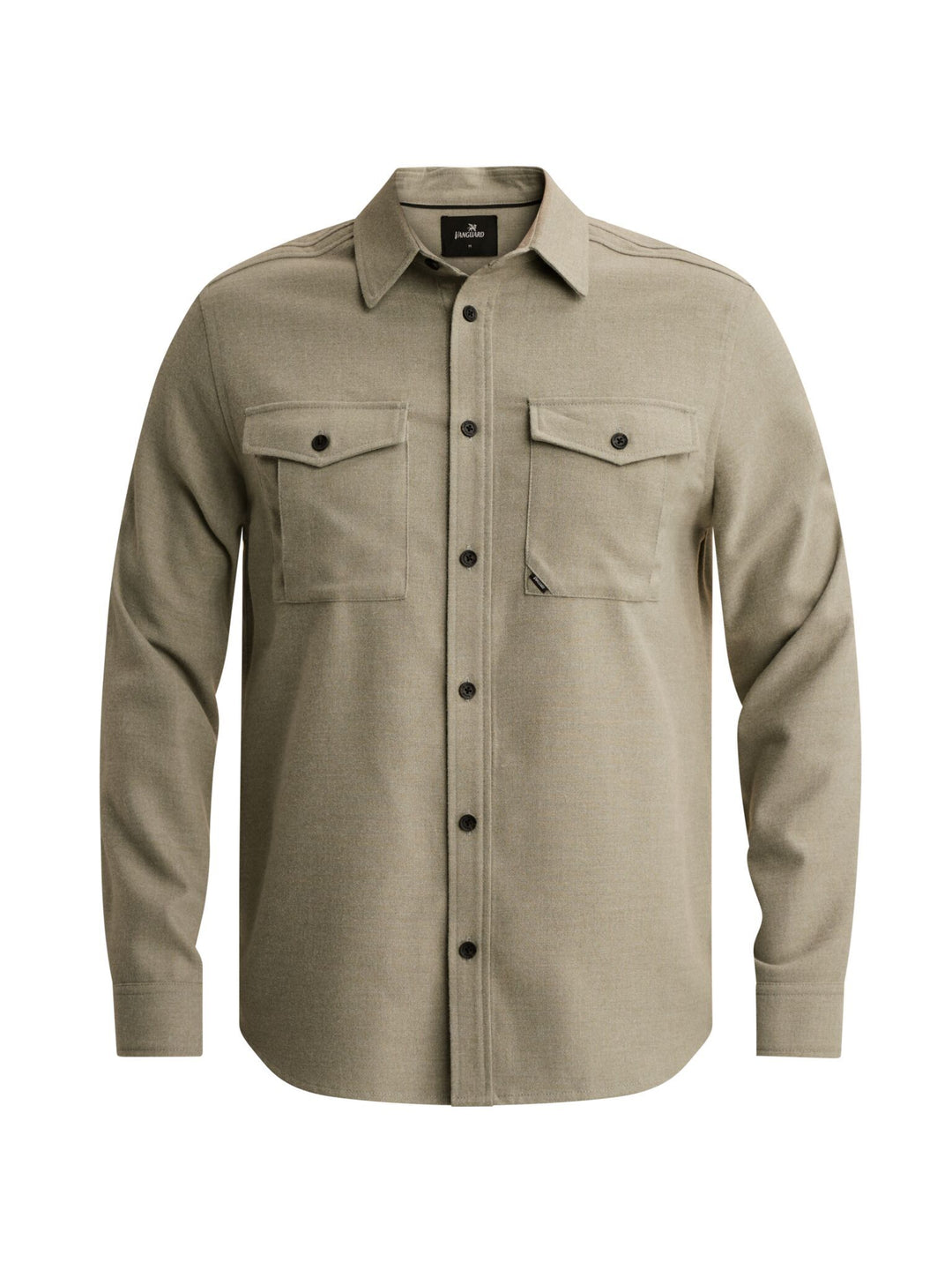 Long sleeve shirt Brushed Melange, Forest Fog 6479 Bild 1