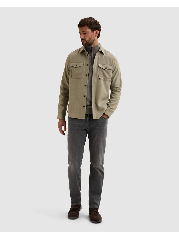 Long sleeve shirt Brushed Melange, Forest Fog 6479 Bild 5