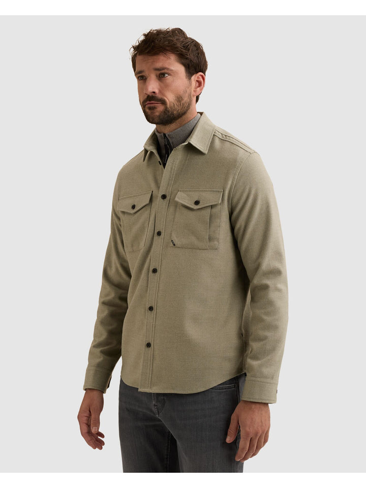 Long sleeve shirt Brushed Melange, Forest Fog 6479 Bild 6