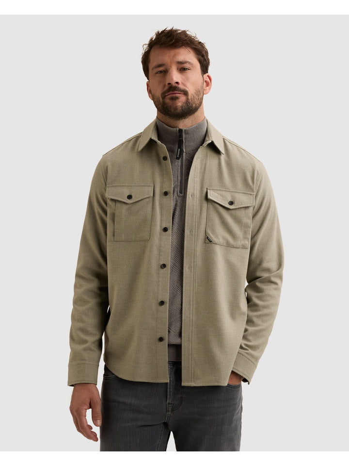 Long sleeve shirt Brushed Melange, Forest Fog 6479 Bild 9