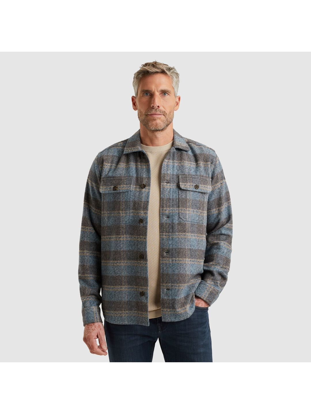 LONG SLEEVE SHIRT Check Brushed MoLONG SLEEVE SHIRT Check Brushed Mo, Bering Sea 5279 Bild 3