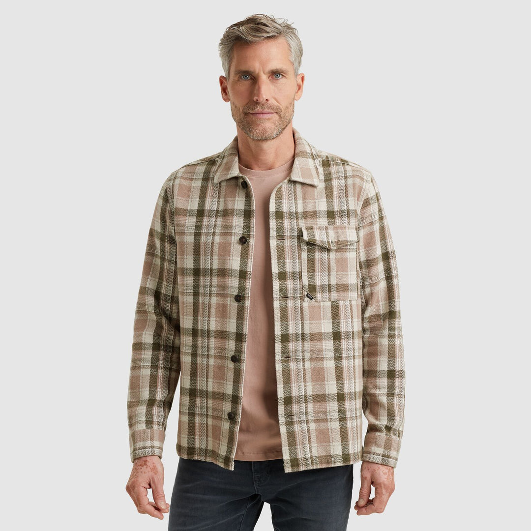 LONG SLEEVE SHIRT Herringbone chec, Silver Lining 7074 Bild 11