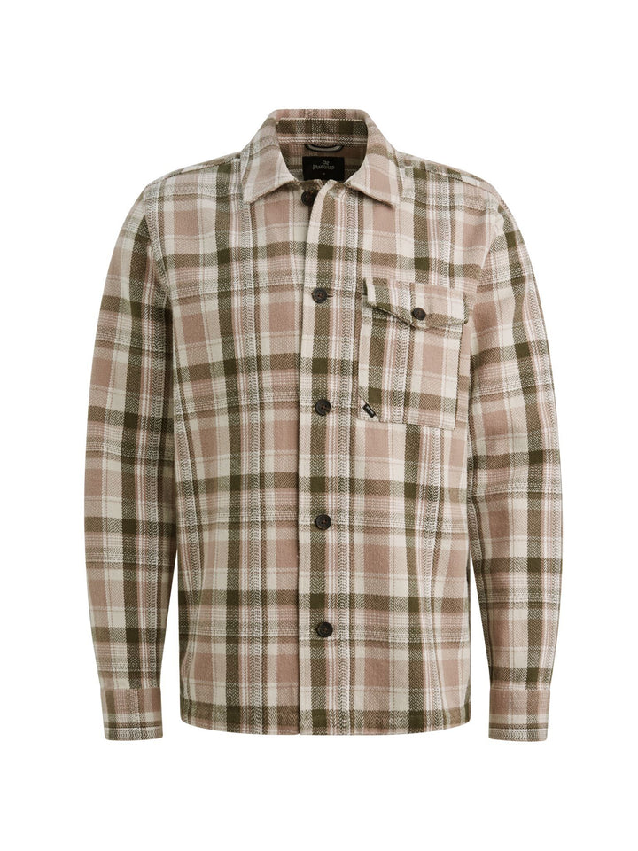 LONG SLEEVE SHIRT Herringbone chec, Silver Lining 7074 Bild 1