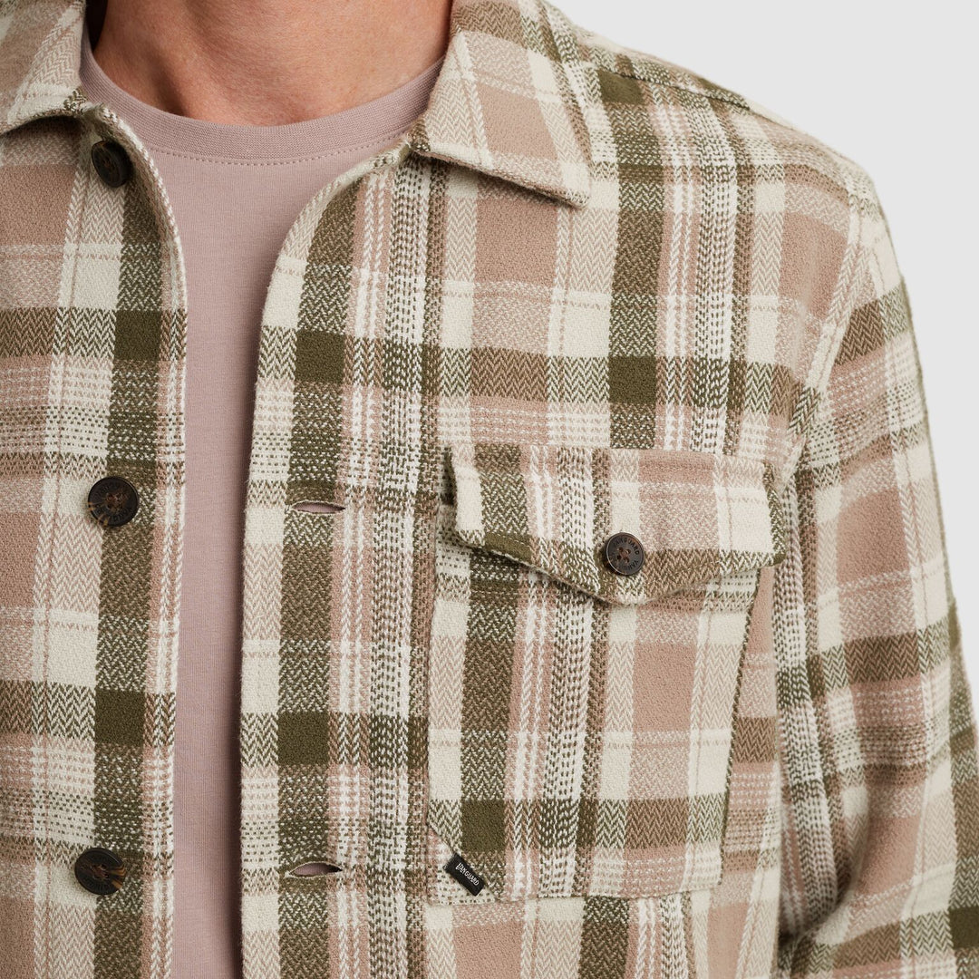 LONG SLEEVE SHIRT Herringbone chec, Silver Lining 7074 Bild 14