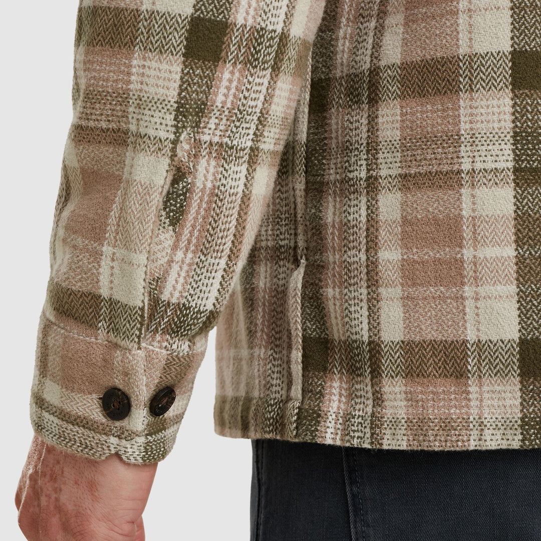 LONG SLEEVE SHIRT Herringbone chec, Silver Lining 7074 Bild 15