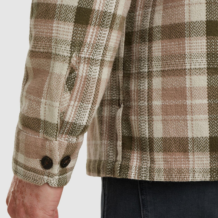 LONG SLEEVE SHIRT Herringbone chec, Silver Lining 7074 Bild 15