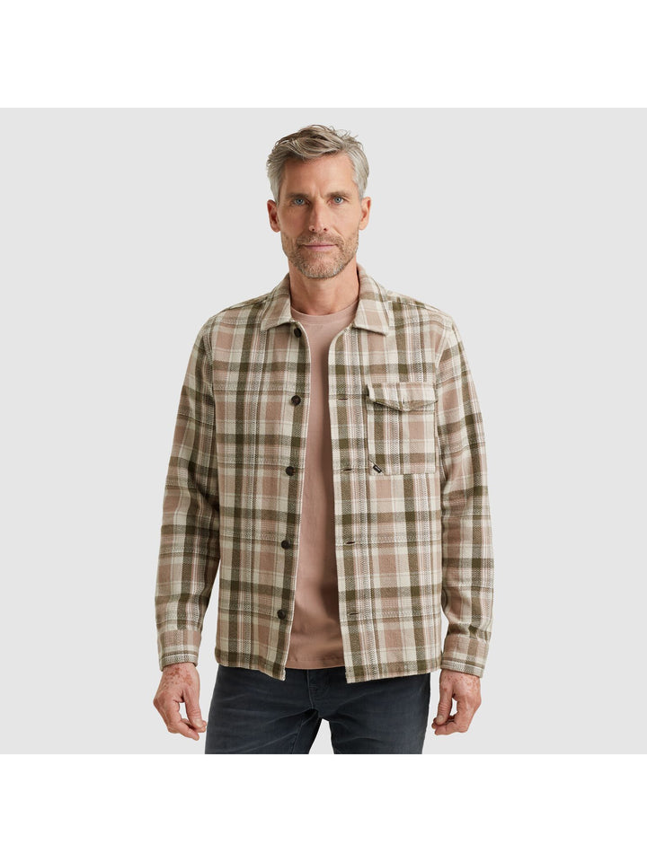LONG SLEEVE SHIRT Herringbone chec, Silver Lining 7074 Bild 3