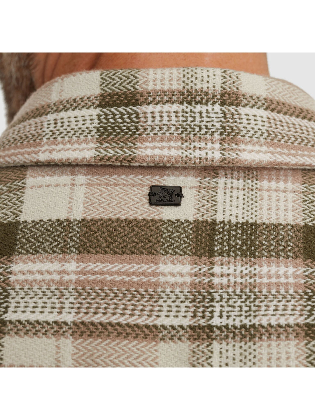 LONG SLEEVE SHIRT Herringbone chec, Silver Lining 7074 Bild 8