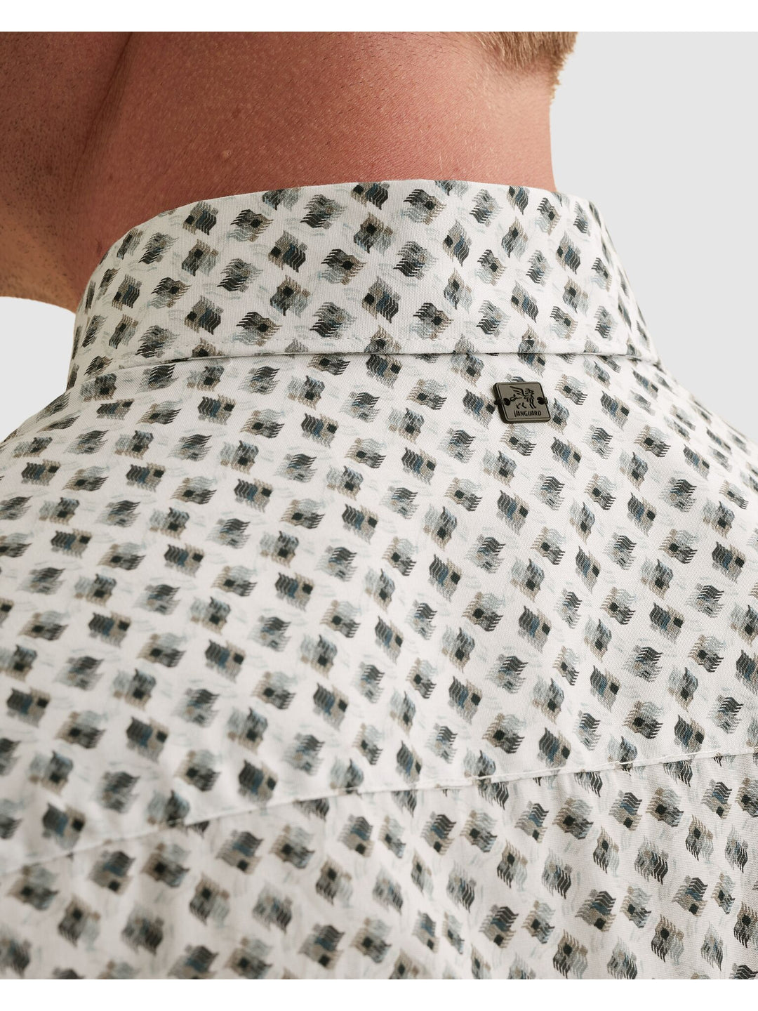 LONG SLEEVE SHIRT Print on Poplin, Cloud Dancer 7004 Bild 8