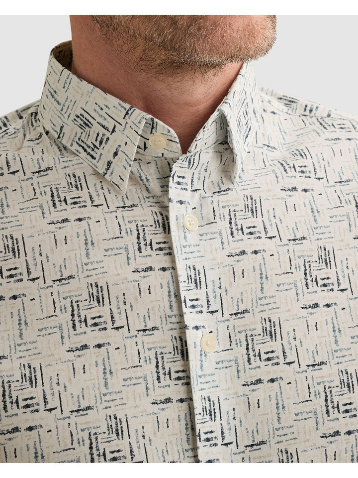 Long sleeve shirt Print on poplin, Cloud Dancer 7004 Bild 5