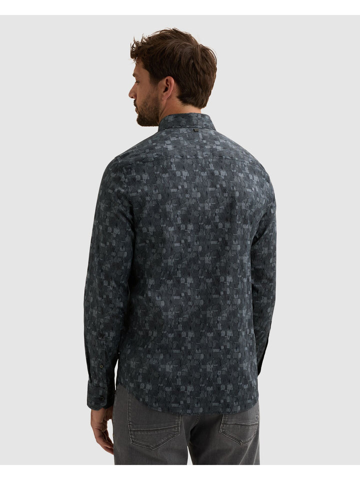 Long sleeve shirt Print on poplin, China Blue 5356 Bild 4