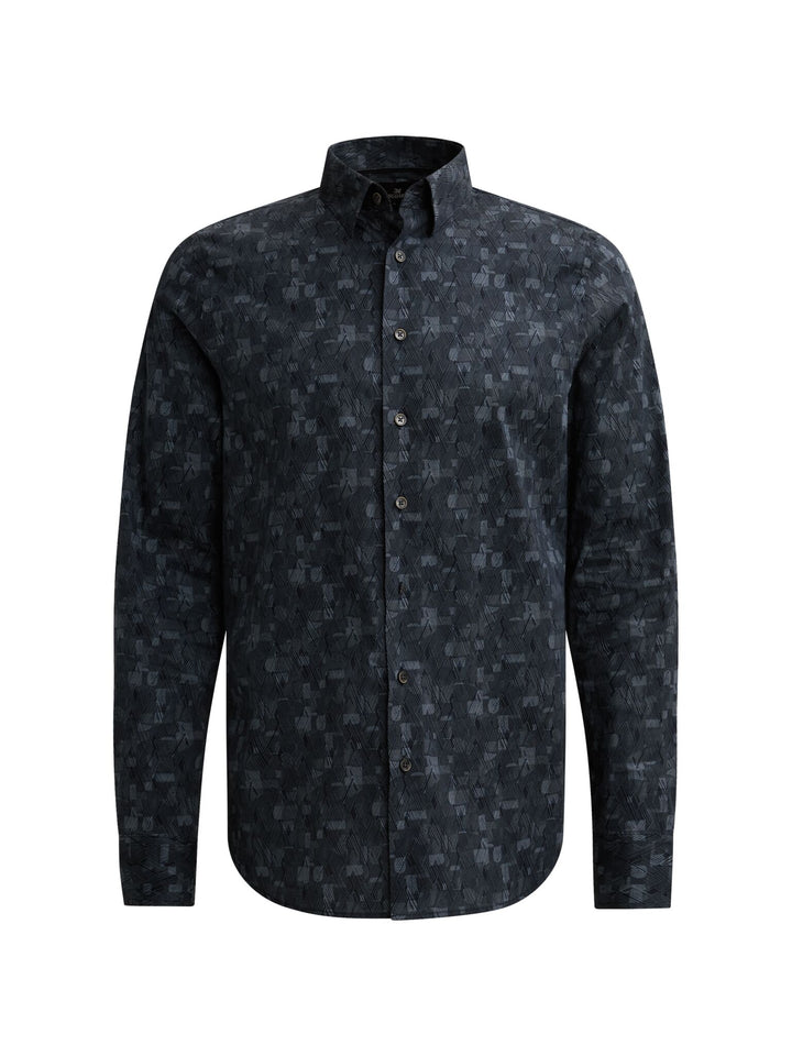 Long sleeve shirt Print on poplin, China Blue 5356 Bild 8