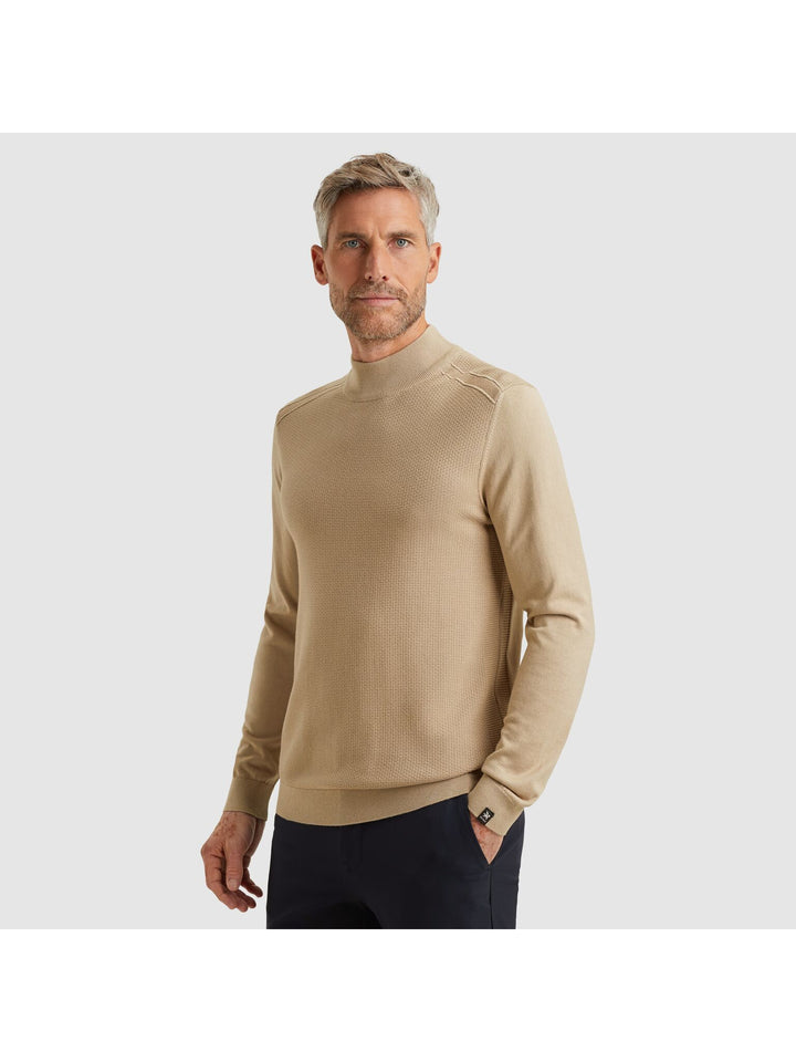Mock neck cotton modalMock neck cotton modal, White Pepper 7144 Bild 4